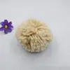 Pelota de Felpa Estándar de Lana de 7 cm Pelota DIY Hecha a Mano Accesorios para Ropa Caja Bufanda Accesorios para Zapatos y Sombreros 1 Pieza
