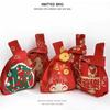 Nueva Bolsa Tejida Festiva para Regalo Bolso de Mano Bolsa Fly-Knit Bolsa de Muñeca Bolsa de Regalo Bolsa Tejida de Año Nuevo