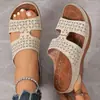 Chinelos versáteis e duráveis 2026 verão estilo francês vazados respiráveis sapatos femininos leves sola grossa antiderrapante sandálias chinelo casuais