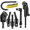 Adaptador de Destornillador en Ángulo de 105 Grados Transfronterizo Herramienta Flexible Varilla con Junta Universal de 360 Grados Juego de Varillas con Junta Esférica de Acero de Colores