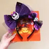 Diadema de Halloween, Diadema Luminosa de Cuernos de Calabaza, Accesorios Divertidos para Fotos, Accesorios para el Cabello, Decoraciones para Vestidos Festivos