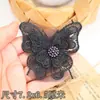 Peça Única de Bordado em Poliéster Organza Renda Floral 3D Solúvel em Água Acabamento para Vestido de Noiva Véu Material DIY