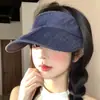 Sombrero Visera Plegable Estilo Coreano de Verano para Mujer, Versátil Sombrilla Protector Solar para Deportes al Aire Libre Ciclismo