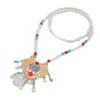 Lotus New Chinoiserie Saia Longa Cara de Cavalo Yingluo Colar com Borlas de Nuvem Acessórios Estilo Nacional Retro Colar Chinoiserie