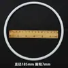 Atrapasueños DIY accesorios hechos a mano material anillo de goma plástico blanco círculo amor estrella de cinco puntas círculo PP