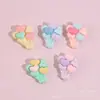 Racimo de globos en forma de corazón accesorios de resina pegamento cremoso llavero DIY collar para mascotas materiales funda de teléfono exportación transfronteriza