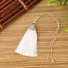 Direto da fábrica boca de peixe chata vertical franja tampa de metal estilo chinês pente de roupa franja presente decorativo
