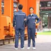 Ropa de trabajo de manga larga de verano, resistente al desgaste y a la suciedad, ropa de protección laboral para empresas, fábricas y talleres, poliéster-algodón hecho a medida con logotipo bordado o impreso