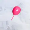 Balão pequeno tridimensional colorido decoração de bolo de aniversário para assar balão de confissão plug-in para bolo cartão de festa infantil