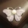 Broche de Mariposa Original, Lujo Accesible de Alta Gama para Hombres y Mujeres, Moda de Nicho, Broche Corsage para Chaqueta de Traje de Perla para Regalo