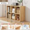 Estantería de Madera Maciza Estante de Almacenamiento de Pie Montado en la Pared Combinación Gabinete de Rejilla Sala de Estar Almacenamiento de Jardín de Infantes Almacenamiento Bajo Librero para el Hogar