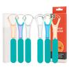 Raspador de Lengua, Cepillo para la Capa Lingual, Limpiador de la Capa Lingual, Raspador de Lengua, Raspador Metálico para la Capa Lingual, Raspador de Lengua de Acero Inoxidable