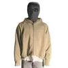 Sudadera con Capucha Creativa y de Moda Estilo Americano con Decoración de Parches, Mangas Largas de Retazos, Corte Holgado, Estilo Urbano Deportivo, Sudadera Cortavientos
