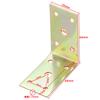 Ángulo de hierro en L de ángulo grande de color engrosado código 90 grados conector fijo de armario de gabinete de ángulo recto refuerzo de muebles ángulo de hierro