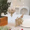 Nuevos Colgantes de Alta Gama de Ins Decoraciones Navideñas Árbol de Navidad Colgantes de Cristal PC Adornos Colgantes