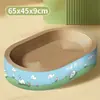 Cama extragrande para gatos con rascador, duradera y que no se cae, adecuada para todas las estaciones, juguete universal y accesorio para afilar las uñas para gatos