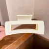Pinza de tiburón grande coreana para el cabello, accesorio simple para recogido en la parte trasera de la cabeza, pinza de pelo de alta gama para mujer