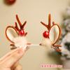 Diadema Navideña Pasador Astas Tocado Alce Bola de Pelo Pasador Papá Noel Mori Clip Lateral Accesorios para el Cabello Navideños