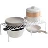 Fábrica Venda por atacado cozinha retrátil rack armário engrossado ferro forjado pratos em camadas pote rack especiarias garrafa rack acabamento rack