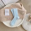 Calcetines de terciopelo de visón para mujer, calcetines de tubo de otoño e invierno, calcetines gruesos con forro polar, calcetines cálidos para dormir en el suelo, medias de invierno con torsión de felpa