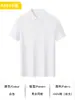 Camisa Polo Manga Curta Unissex para Trabalho Pique de Algodão Mercerizado Estilo Novo Primavera e Verão 10A Antibacteriana