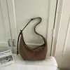 Moda Minimalista Transfronteiriça com Toque de Luxo, Nova Coleção Primavera/Verão 2026 Feminina Design de Nicho Exquisito Bolsa de Ombro Transversal Modelo Dumpling