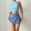 Top de Yoga Regata Leve e Fino para Esportes, Base Sem Mangas, Fitness紧身背心 para Verão