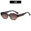 Nuevas Gafas de Sol Versátiles Pequeñas de Marco Retro Poligonal Estilo Ojo de Gato Moda Callejera Europea y Americana Protección Solar para Exteriores Gafas de Sol Transfronterizas