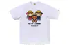 Camiseta de Manga Corta Holgada con Estampado de Letras Milo Estilo Nuevo Pe X Hellokitty25 para Hombre y Mujer 260g