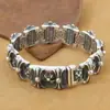 Nova pulseira de cruz estilosa para homens da moda, coleção de pulseiras vintage artesanais de alta qualidade europeia e americana, direto do fabricante