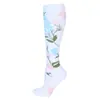 Calcetines de compresión deportivos unisex para pantorrillas, más de 200 estilos de calcetines de compresión largos para saltar la cuerda y correr, directo de fábrica