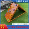 Estrutura de Escalada para Jardim de Infância Combinação de Escalada Externa Crianças Madeira Maciça Brinquedo Grande Ponte de Balanço Balanço Buraco para Engatinhar Escorregador de Madeira