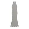 Vestido de tirantes sin espalda estilo 'Hot Girl', Estilo femenino y de deseo puro, Ajustado, Ceñido a la cintura, Sexy vestido de sirena de longitud media