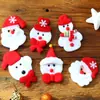 Nova Venda Quente Transfronteiriça Pelúcia de Natal Cabeça Velho Boneco de Neve Rena DIY Acessórios para Sapatos de Véspera de Natal