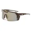 Gafas de Sol Deportivas Integradas para Ciclismo Gafas de Sol Resistentes al Viento Color Deslumbrante Recubiertas Gafas para Correr Bicicleta de Montaña U