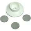 Abrazadera de Metal Galvanizado de Acero Inoxidable Redonda de Hierro Plana para Tubería de Agua de Fontanería Base de Abrazadera para Tubería de Pistola de Gas