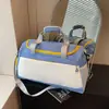 Bolsa de gimnasio con separación de seco y húmedo, gran capacidad, diseño color block, organizador de equipaje, bolsa de mano, bolso cruzado, bolsa de viaje para viajes cortos para mujer