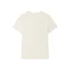 Camiseta de Manga Corta de Seda Modal para Mujer, Hombro Normal, Top Delgado de Lana Tencel Ajustado, Camiseta Máscara Adelgazante para Primavera y Verano