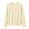 Série Luxo 100% Lã Merino Australiana Fio de Alta Qualidade Cardigan Suéter Tricotado Puyuan