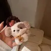 Livro Vermelho Pequeno Cachorro Fofo Chapéu Boneca Elástico de Cabelo Outono e Inverno Novo Pelúcia Desenho Animado Corda de Cabelo Doce Temperamento Menina Elástico