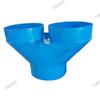 Distribuidor de conductos de aire CZFF-1000 resistente a la presión del viento en stock Distribuidor de conductos de aire de placa HUO de placa galvanizada