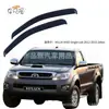 Adequado para HILUX VIGO 2/4 portas cabine dupla protetor de chuva preto sobrancelha de chuva comércio exterior atacado transfronteiriço