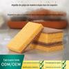 Nova cozinha limpeza doméstica escova de louça panela esponja bloco de limpeza fácil de secar antiaderente óleo sisal composto polpa de coco Algodão