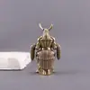 Latón Creativo Retro Antiguo Shennong Emperador Yan Adornos Artesanía de Latón Pequeño Cobre Emperador Yan Adornos de Escritorio