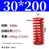 Mola helicoidal de compressão de fio plano forte retangular padrão japonês para molde de alta temperatura vermelha 65mn TM spring SWM carga 6