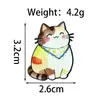 Insignia con Forma de Huevo para Mascotas Transfronteriza Broche de Animal Lindo Accesorios Dibujos Animados Cerdo Pequeño Leopardo Rosa Broche de Animal