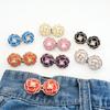 Faja de Cintura Camelia con Rosa Desmontable Botón de Cintura Sin Costura para Jeans, Reductor de Talla de Cintura, Herramienta para Ceñir la Cintura