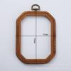 Nuevo Retro 21cm Imitación Madera Bordar Elástico DIY Bordar Punto de Cruz Hecho a Mano Herramientas Auxiliares Decoración del Hogar Pinturas para Colgar