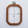 Novo Vintage 21CM Madeira Imitação Bordado Elástico DIY Bordado Ponto Cruz Feito à Mão Ferramenta Auxiliar Decoração de Casa Pintura para Pendurar