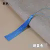 Atacado 13cm Seda de Gelo Fechado Borla Estilo Chinês Pingente de Leque Marcador de Página Acessórios de Pendurar em Roupas Espinho Decorativo Joias Borla Decorativa